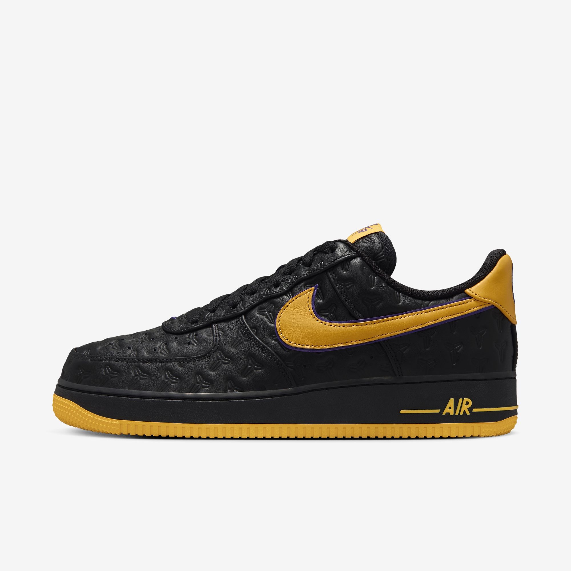 Kobe Bryant x Nike Air Force 1 Low "Lakers Away" Official Images Kobe Bryant x Nike Air Force 1 Low "Lakers Away" Official Images