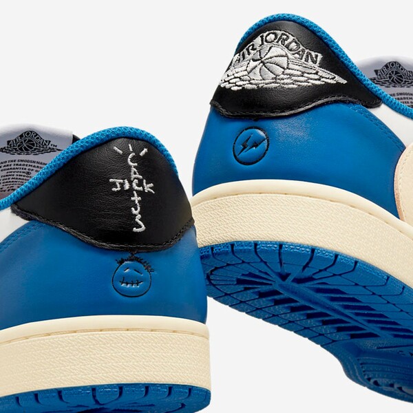 Fragment Design x Travis Scott x Nike Air Jordan 1 Low "Military Blue" | Raffle