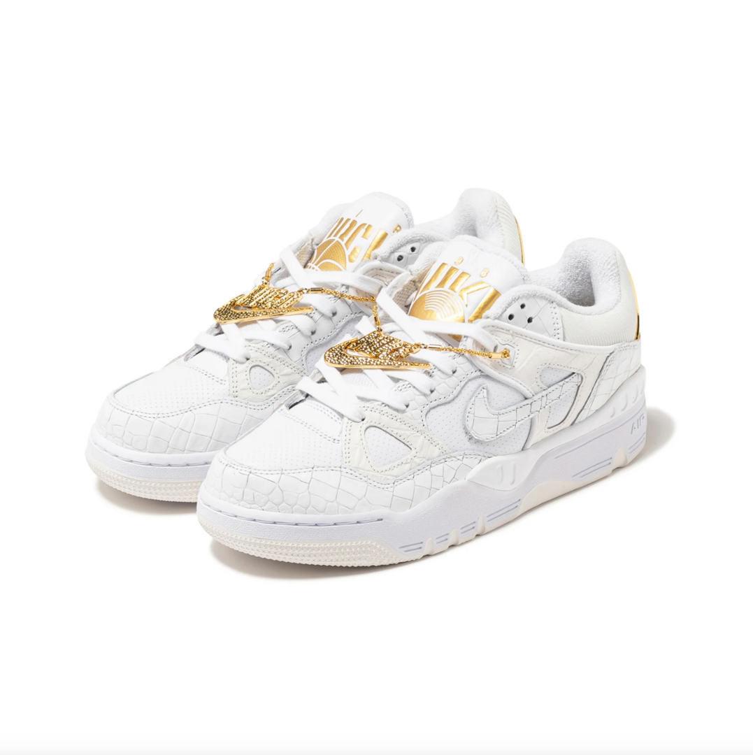 スニーカー NIGO x Nike Air Force 3 Low SP White Gold & Black Silver Air Force 3 Low x NIGO 'Black and White' (HF7630-001