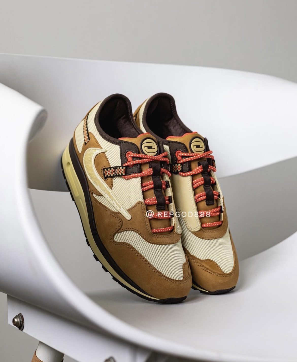 Nike jordan Travis Scott x Air Max 1 'Baroque Brown' - nike jordan