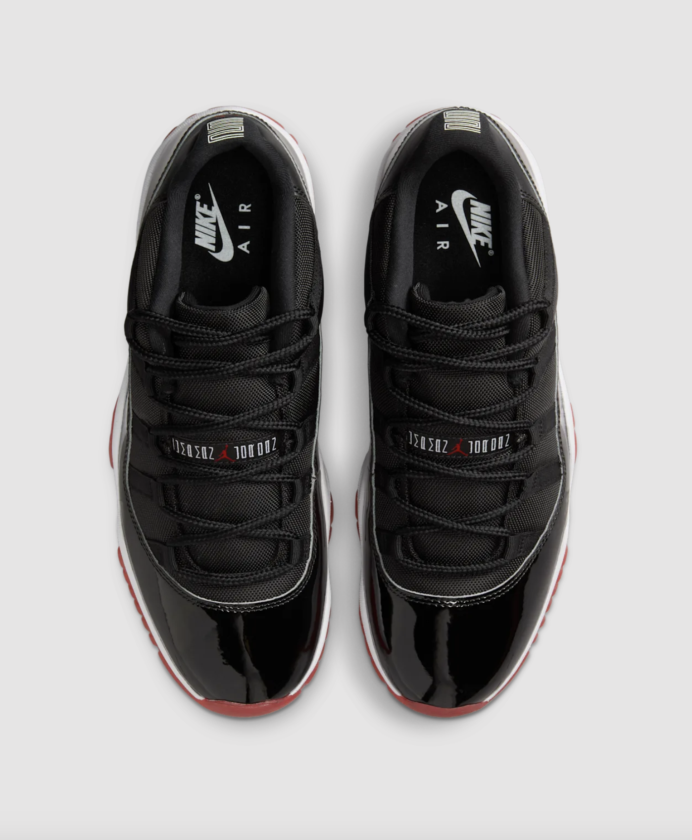 Air Jordan 11 Low Bred Air Jordan 11 Low Bred top view
