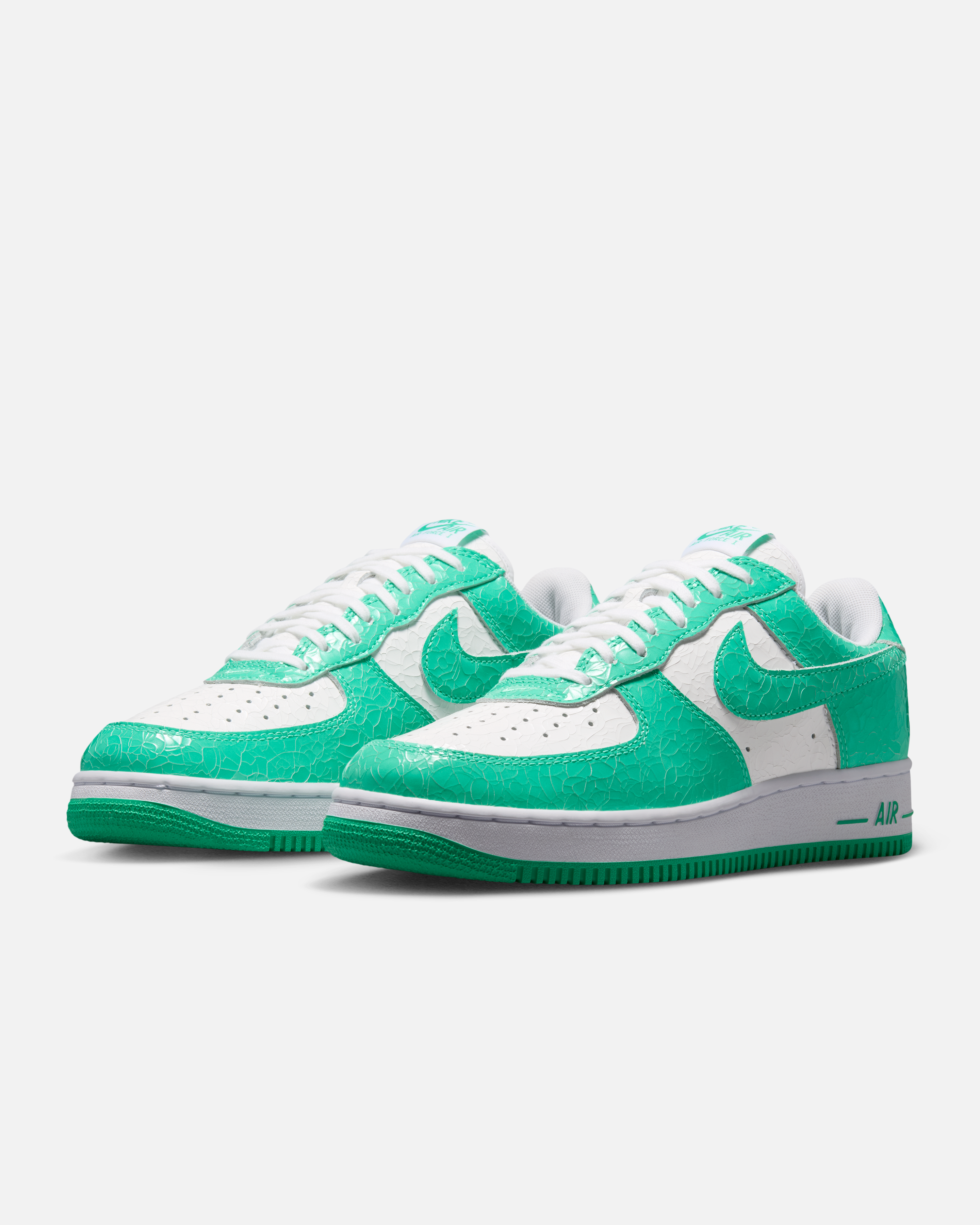 Nike Air Force 1 Low Cracked Leather Menta