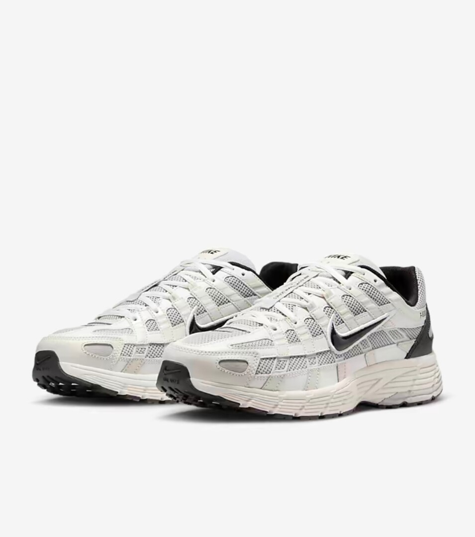 Nike p 6000 white black best sale