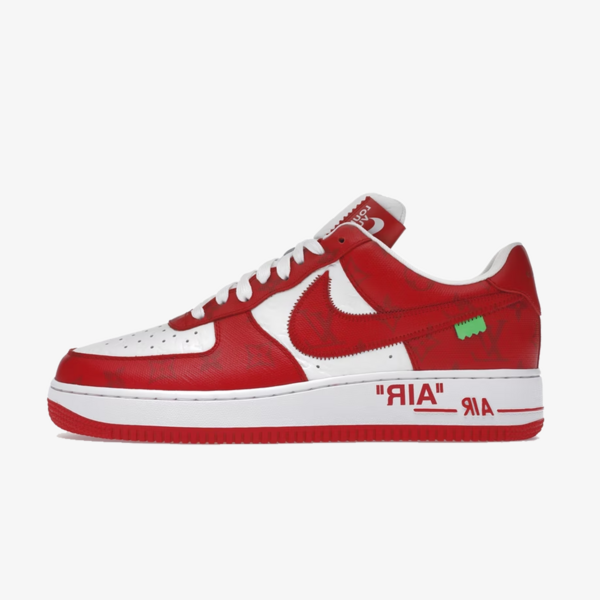 Nike Air Force 1 Low Louis Vuitton Red Raffles and Release Date