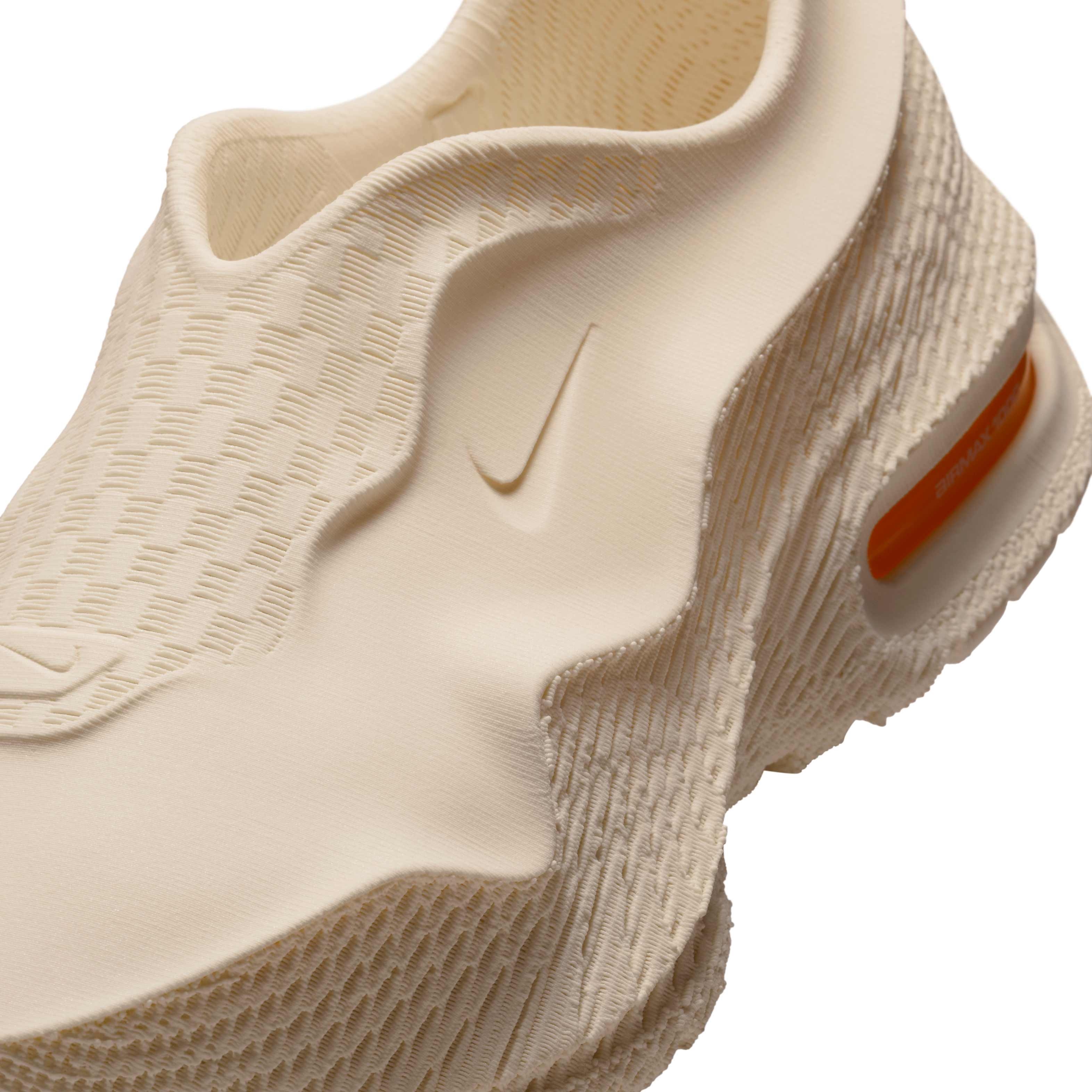 Side view of the Nike Air Max 1000 “Oatmeal” with 3D-printed upper.