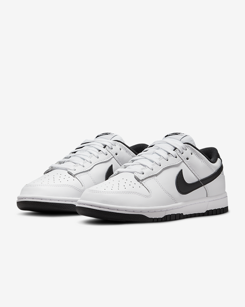 nike dunk low white black raffle