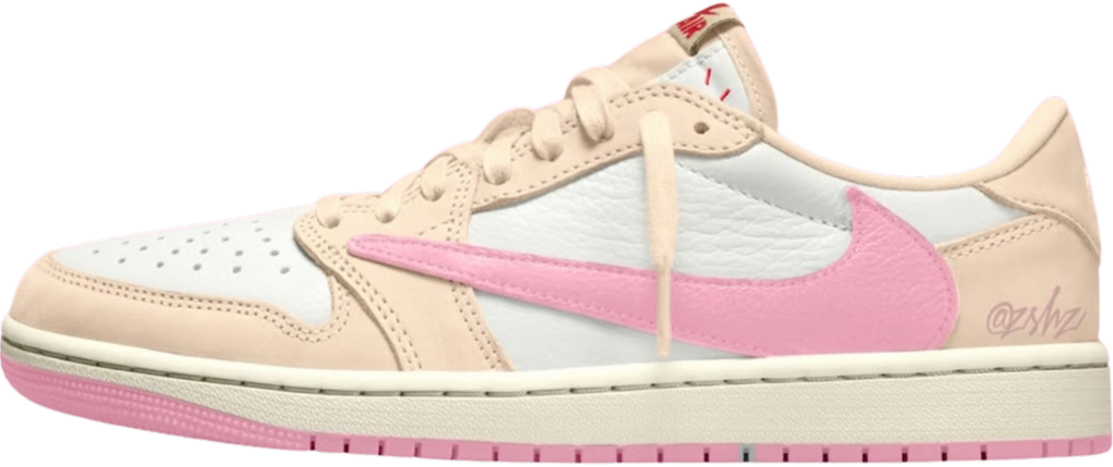 Travis Scott x Air Jordan 1 Low "Shy Pink" Travis Scott x Air Jordan 1 Low "Shy Pink"