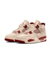 Air Jordan 4 Sierra Red front angle mock-up with red mesh and accents