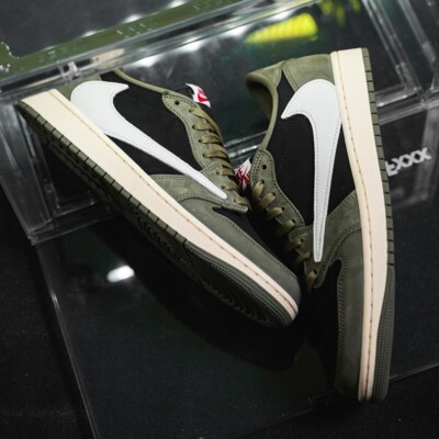 Travis Scott x Air Jordan 1 Low "Black Olive" Not Releasing Travis Scott x Air Jordan 1 Low "Black Olive" Not Releasing