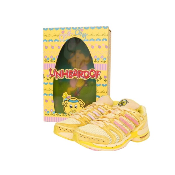 Unheardof x adidas Adistar Control 5 Piggy Runner 2.0 "Cheeseburger" (KJ8359) Erscheinungsdatum
