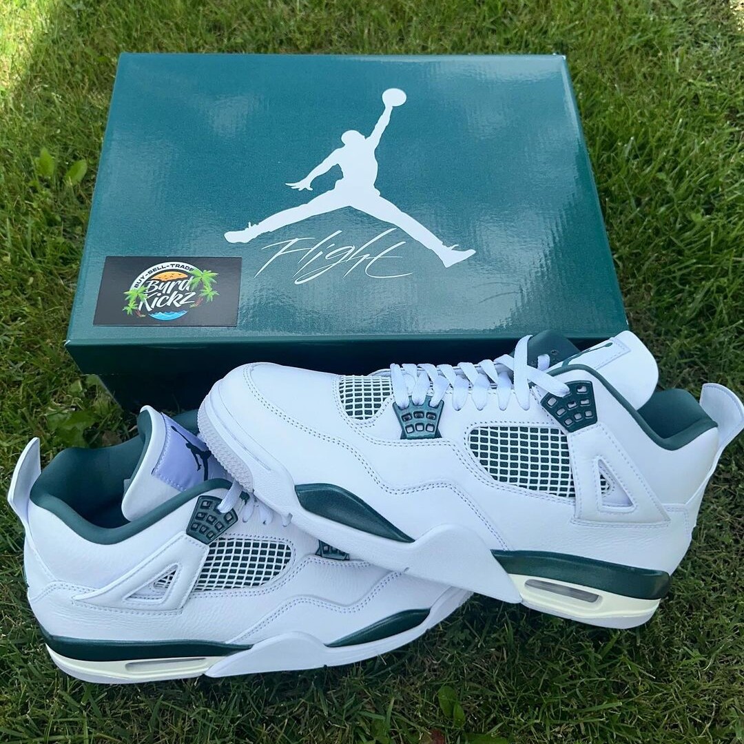 Air Jordan 4 “Oxidized Green” InHand Look Sneaktorious