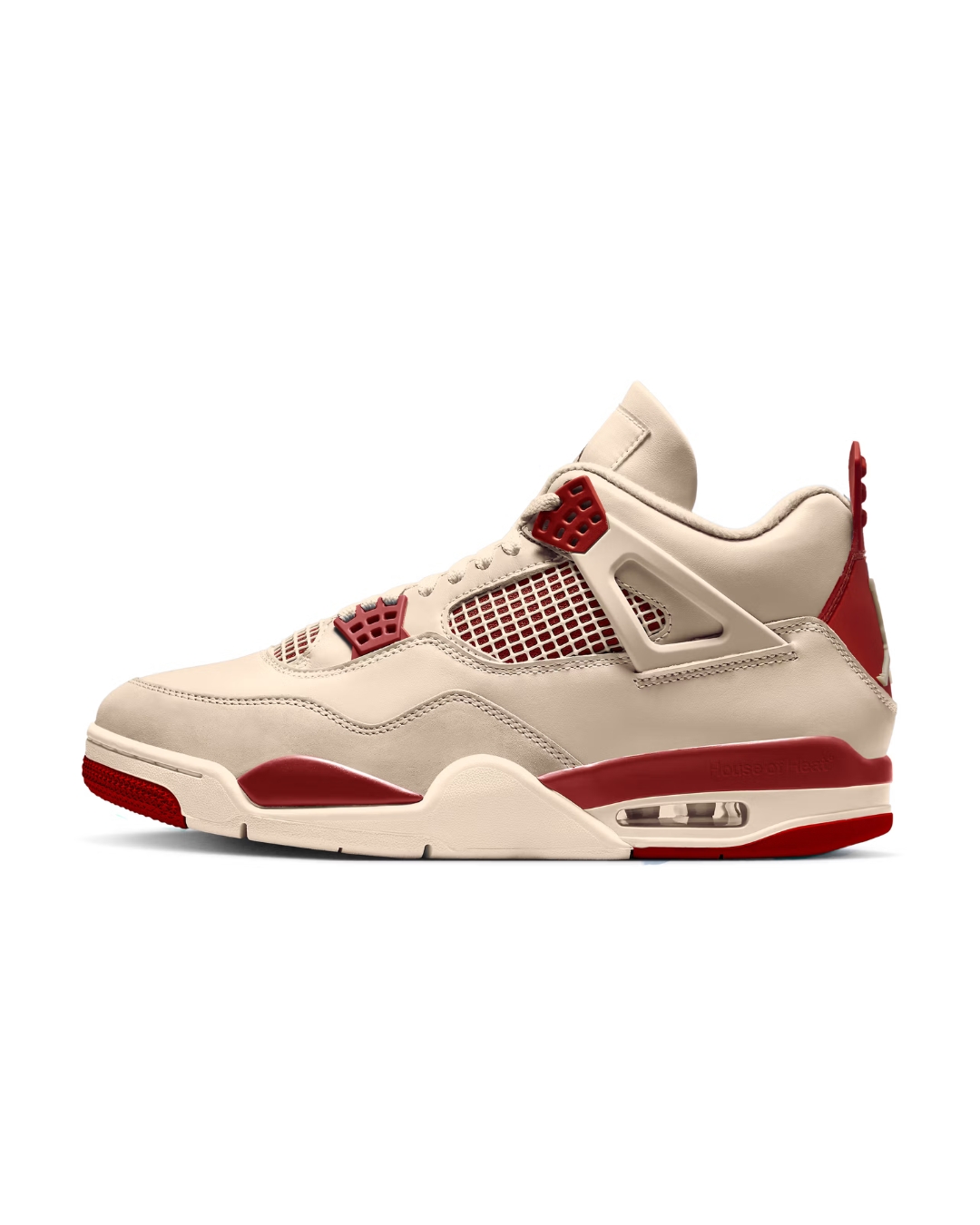 Air Jordan 4 Sierra Red Air Jordan 4 Sierra Red side view mock-up 2026 release