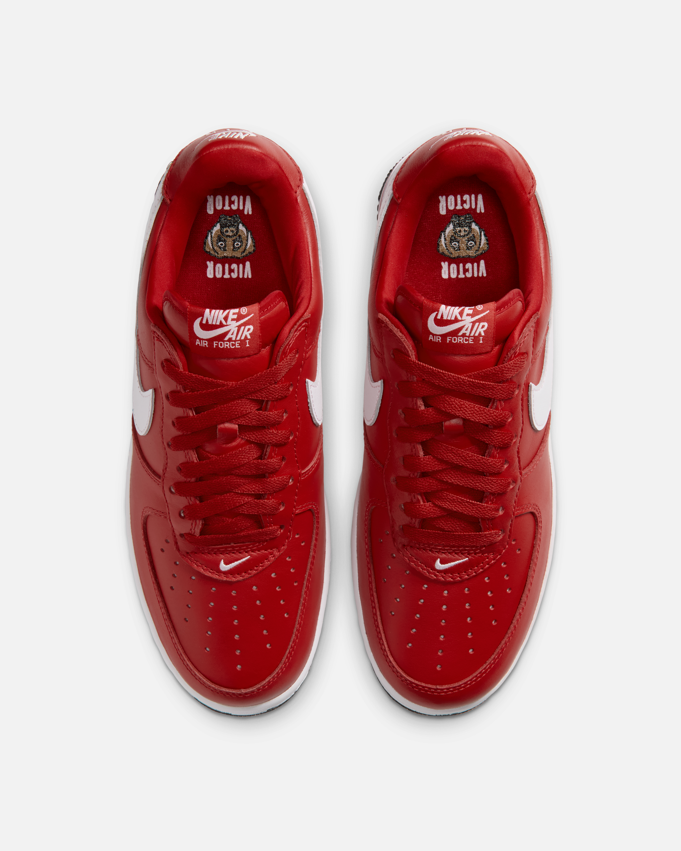 Victor Victor Nike Air Force 1 Low University Red