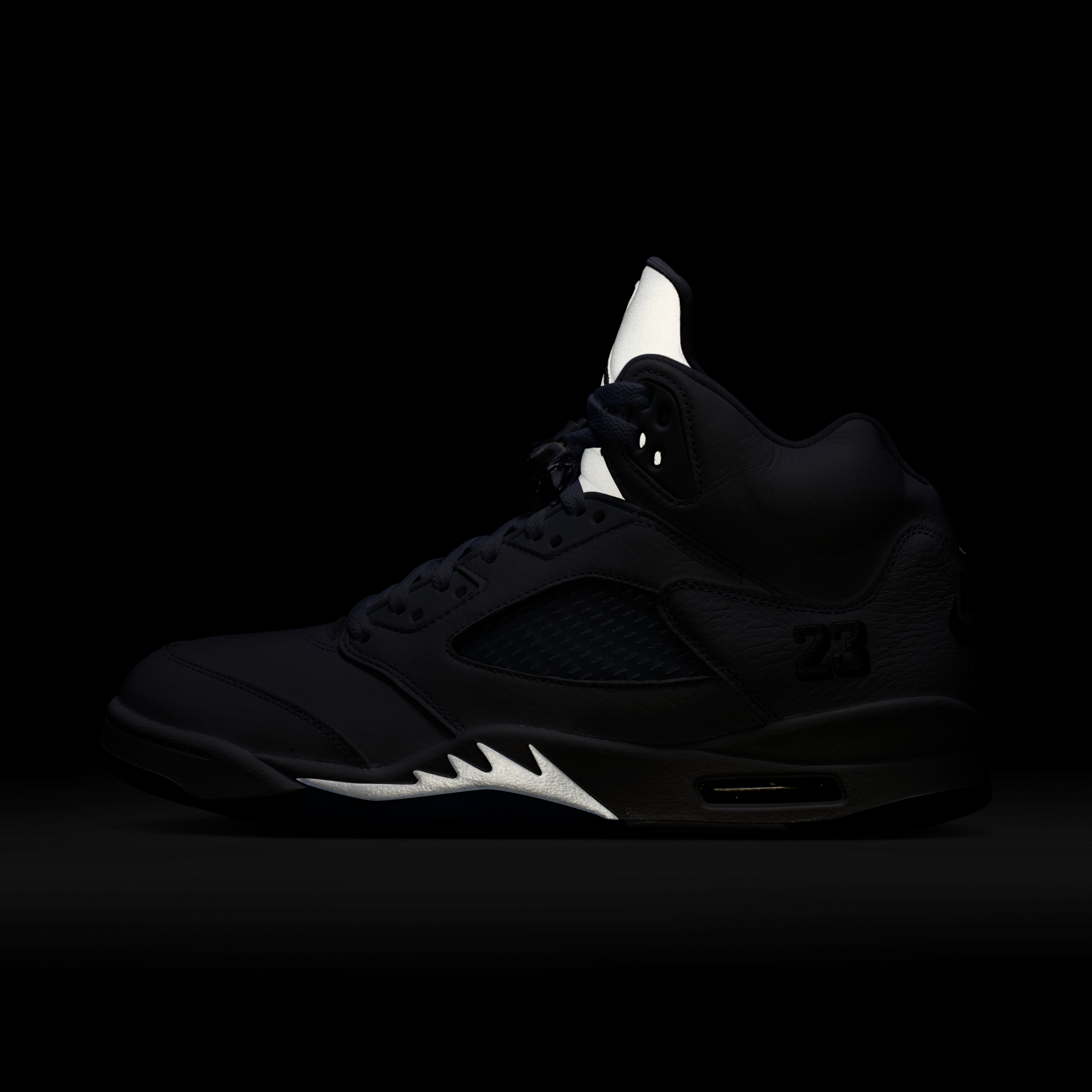 Air Jordan 5 White Metallic official look