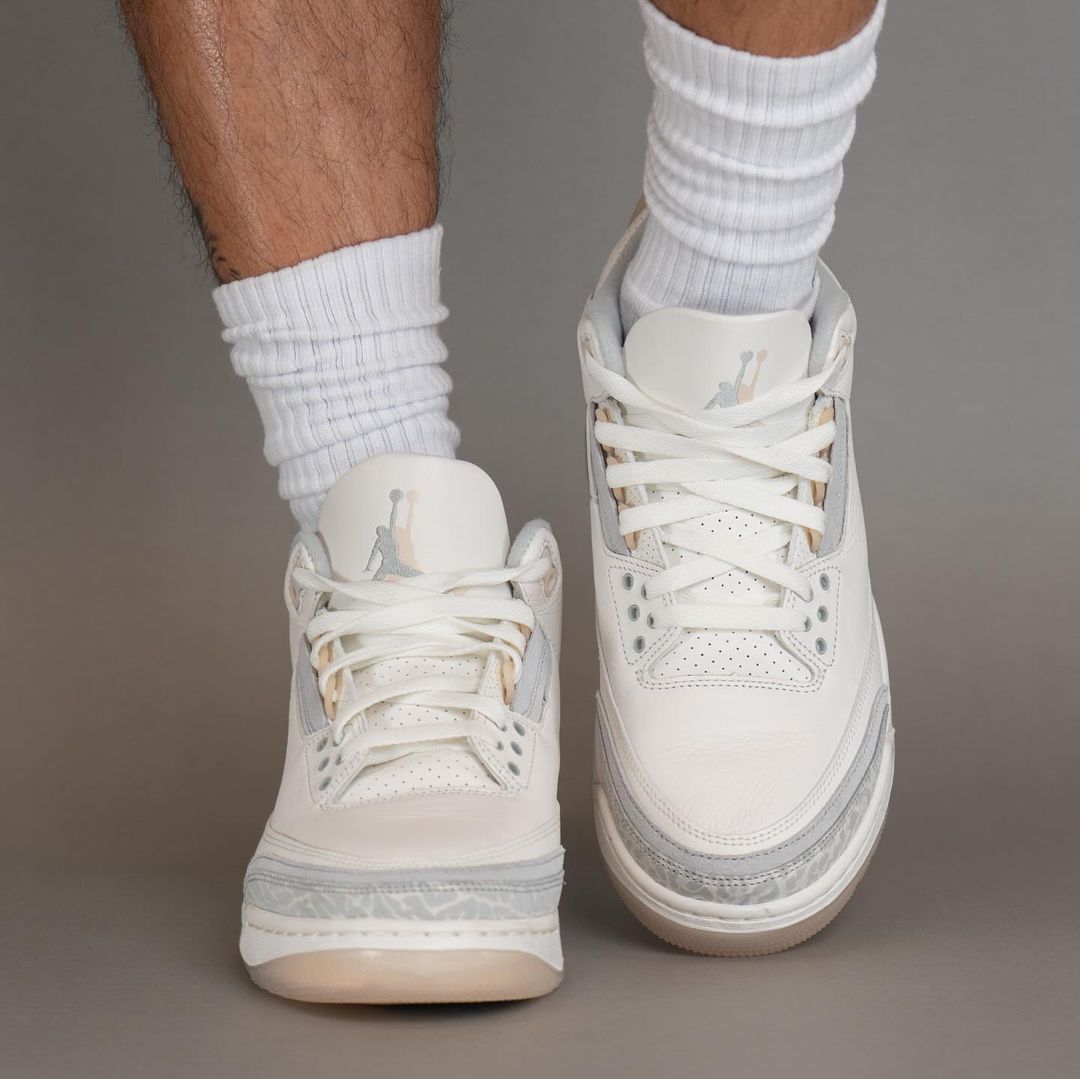 Air Jordan 3 Craft Ivory Official Images Sneaktorious