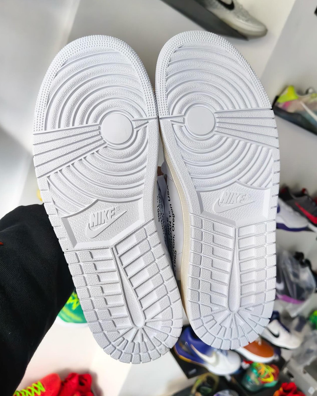 Off-White x Air Jordan 1 High Alaska side view