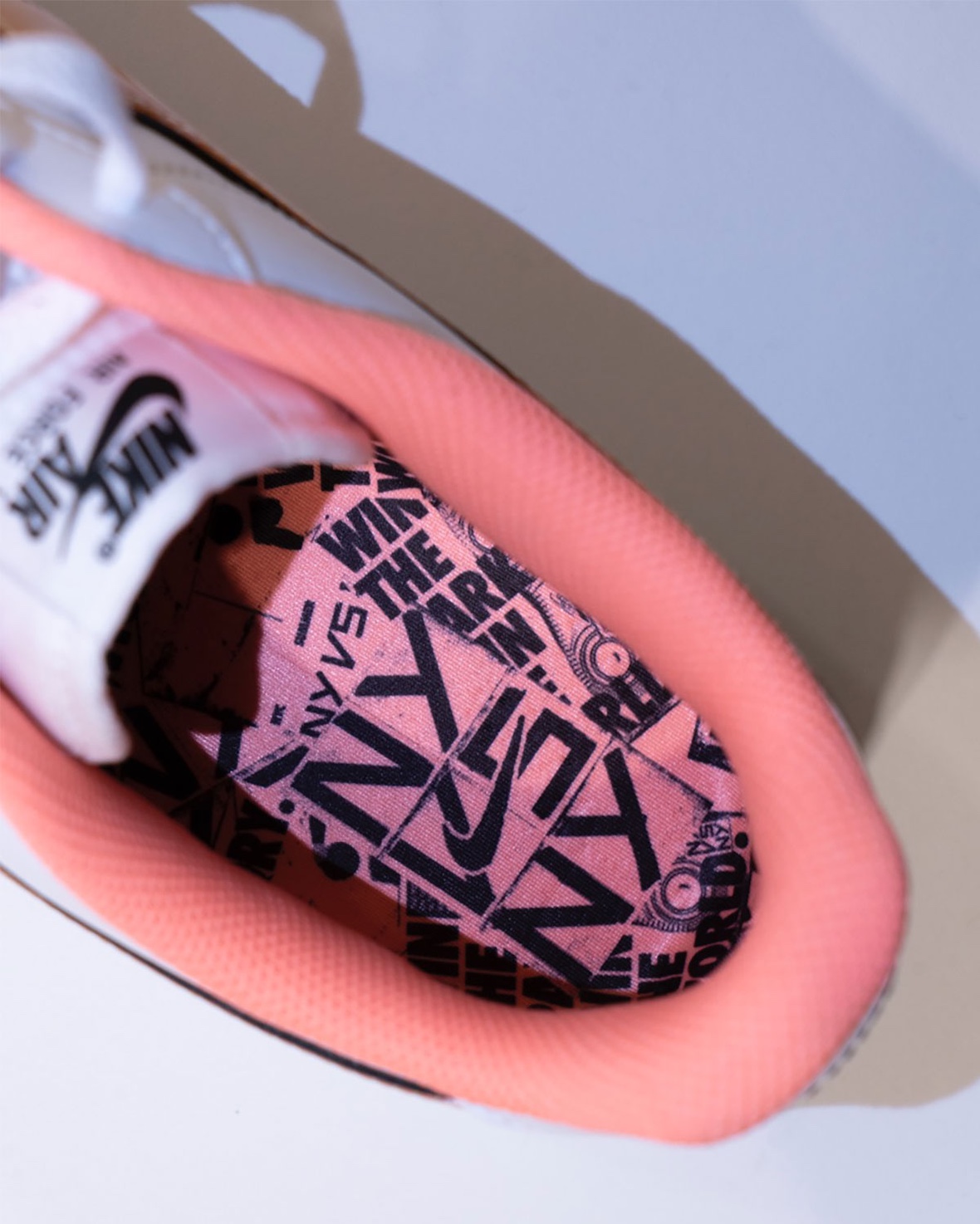 Insole graphic details inside the Nike Air Force 1 Low “NY vs NY” 2025.