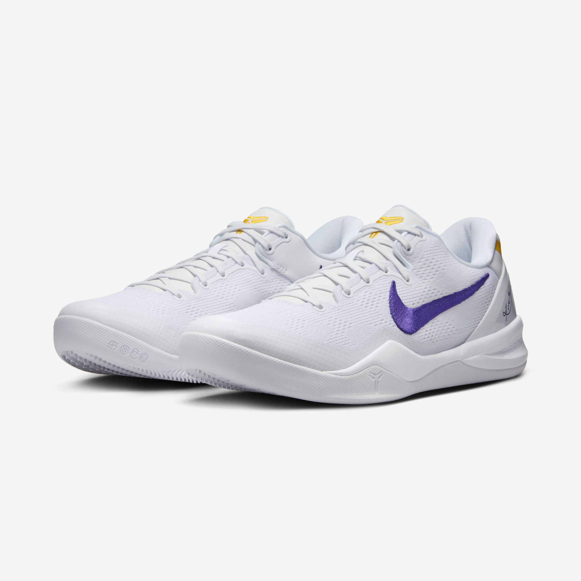 Nike Kobe 8 “Lakers ” The Nike Kobe 8 Elite Lakers Home PE Kobe Tore his Achilles