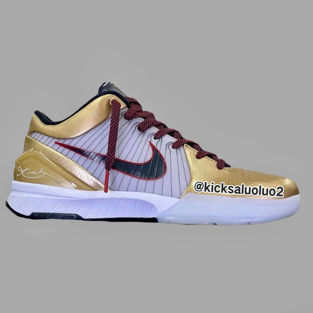 Nike Kobe 4 Protro “Gold Medal” Official Images