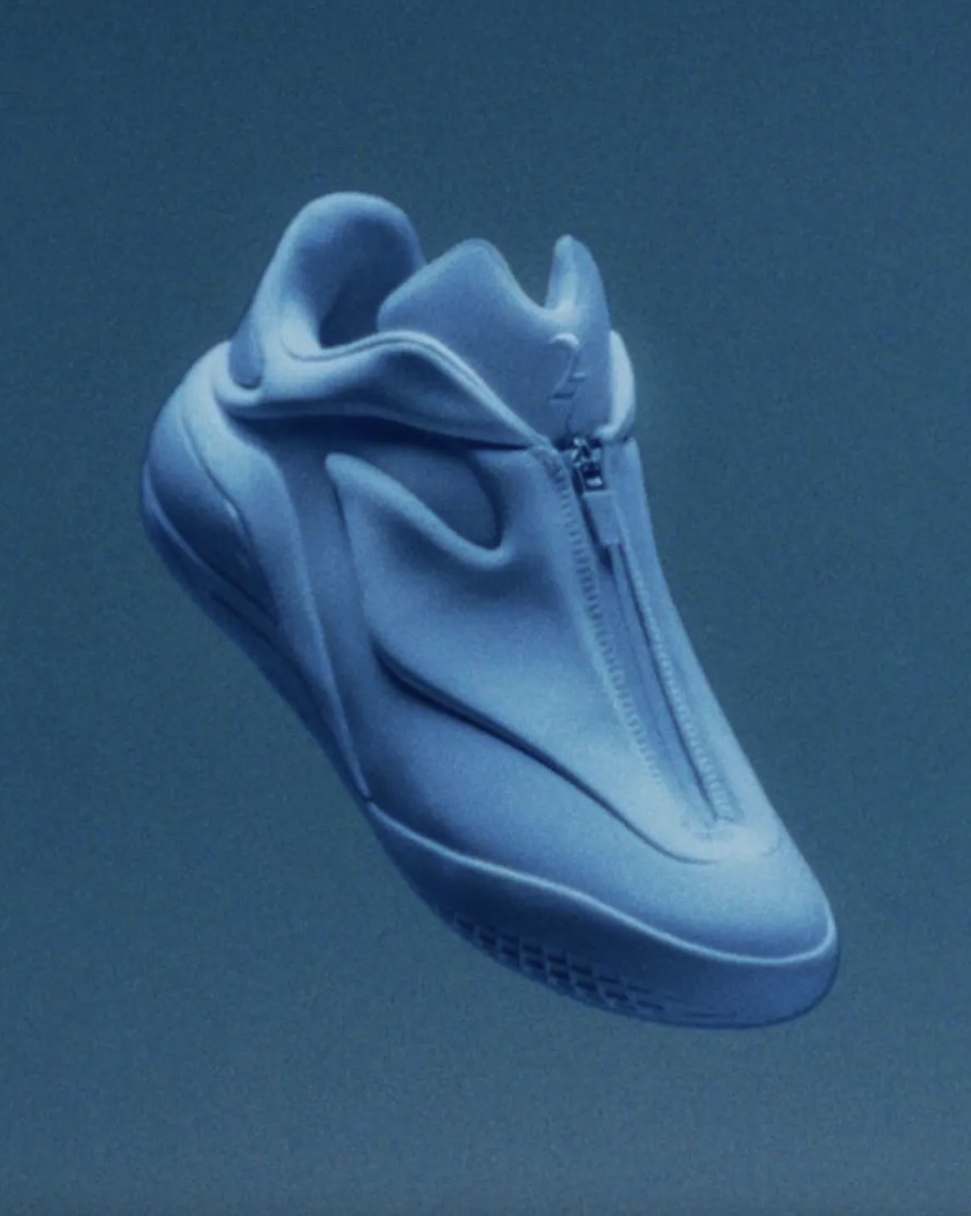 Converse SHAI 001 “Masi Blue” in promo shot with underwater visual effect.