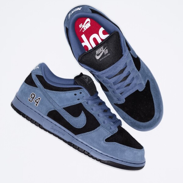 Supreme x Nike SB Dunk Low “Ocean Fog” (HQ8487-400) Release Date