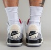 On-Feet Images of the Air Jordan 3 “White Cement Reimagined” 4