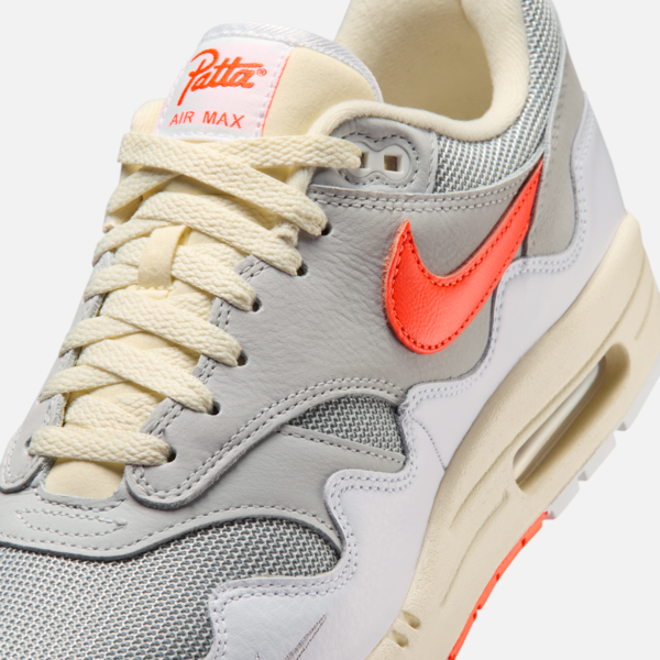 Patta x Nike Air Max 1 "White Hyper Crimson" (II7055-100) Release Date