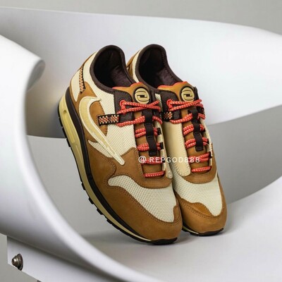 Travis Scott x Nike Air Max 1 "Wheat" - Detaillierte Bilder Travis Scott x Nike Air Max 1 "Wheat" - Detaillierte Bilder