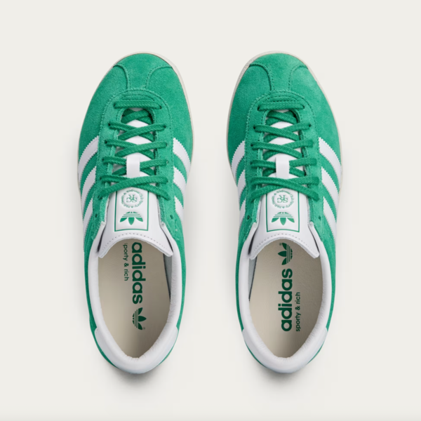 Sporty and Rich x adidas Blanc "Court Green" (W) (JP8560) Erscheinungsdatum