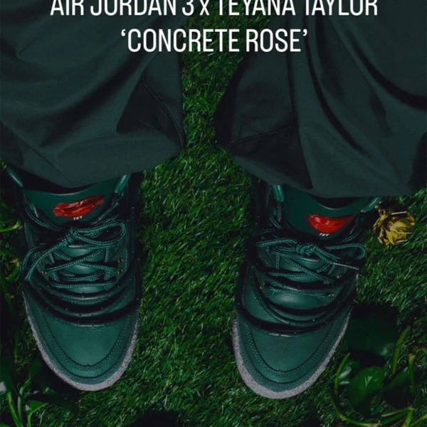 Teyana Taylor x Air Jordan 3 "Concrete Rose" (IF3097-300) Release Date