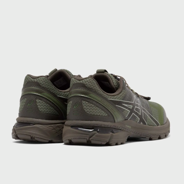 San San Gear x ASICS Gel-Terrain "Bronze Green" (1203A744-300) Release Date