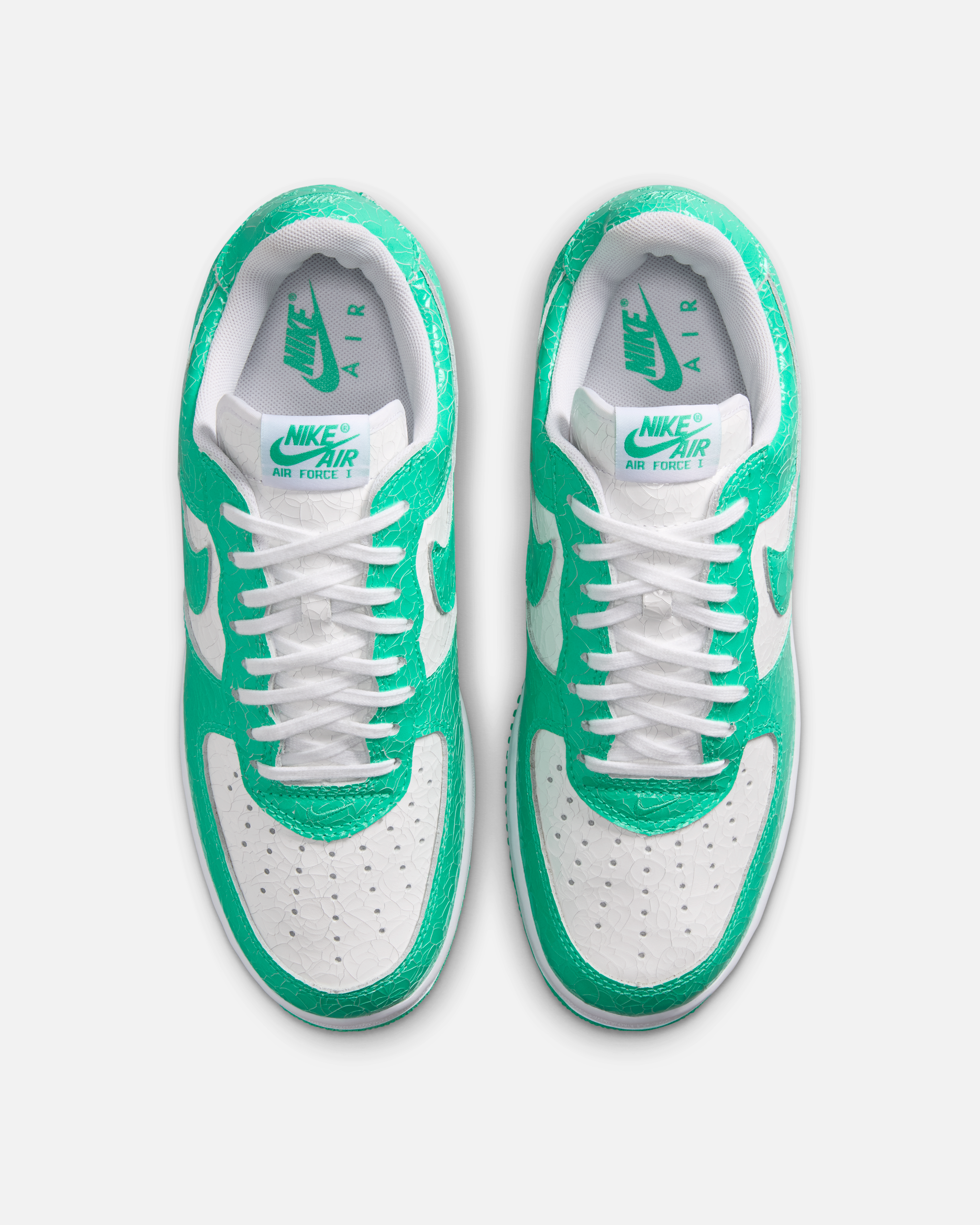 Nike Air Force 1 Low Cracked Leather Menta