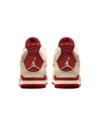 Air Jordan 4 Sierra Red heel view mock-up featuring Jumpman logo