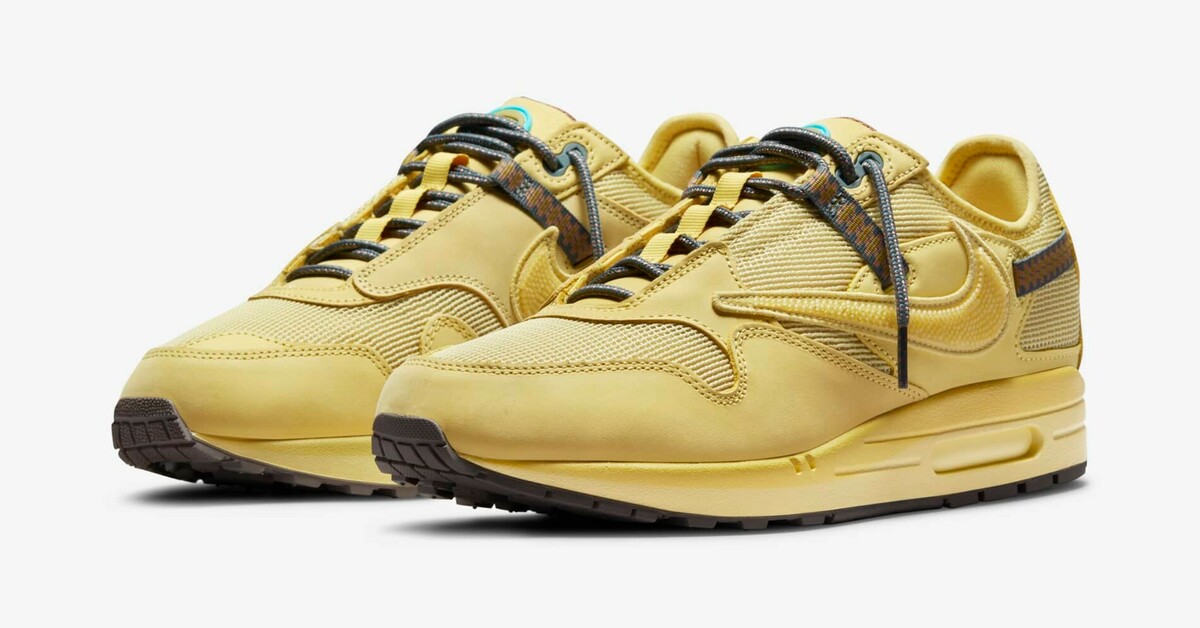Travis Scott x Nike Air Max 1 Saturn Gold - Official Images | Sneaktorious