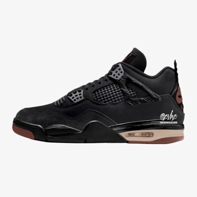Air Jordan 4 “London” surfaces in Black/Red Bark ahead of Fall 2026