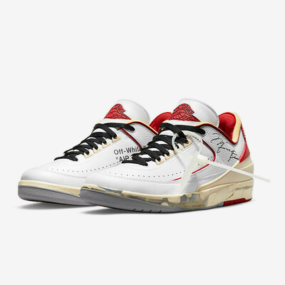 Off-White x Nike Air Jordan 2 Low “White Red” - Official Images