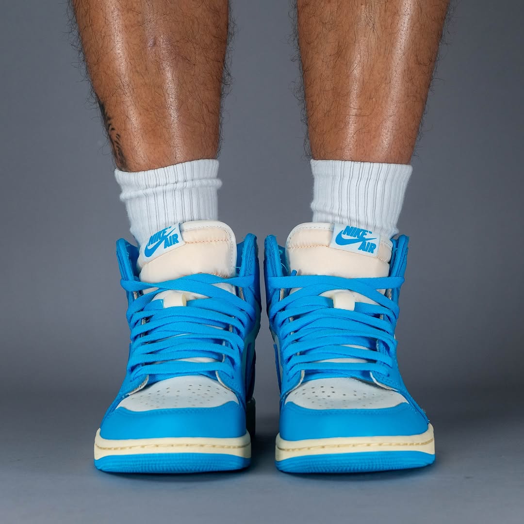 Air Jordan 1 High "UNC Reimagined" On-Foot Look Air Jordan 1 High "UNC Reimagined" On-Foot Look