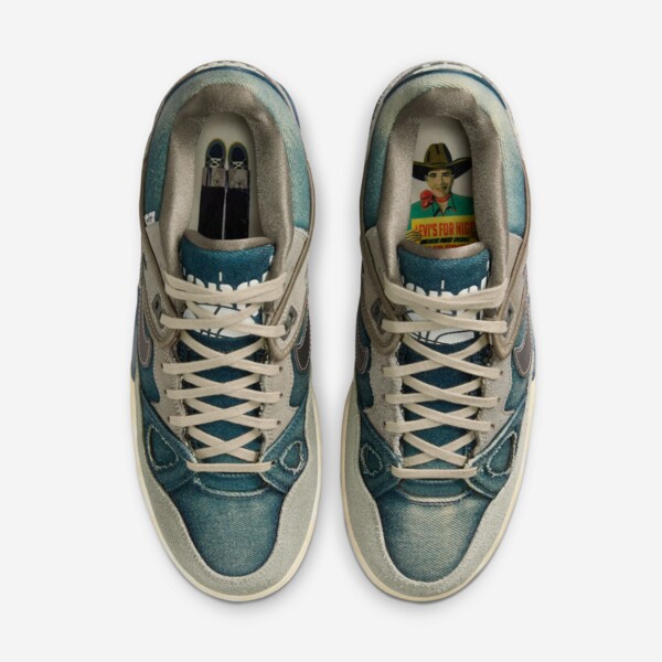 靴 NIKE AIR FORCE 3 LOW SP Levi's #1 26.0 Nigo x Levi's x Nike Air Force 3 Low SP Olive Grey HQ0262