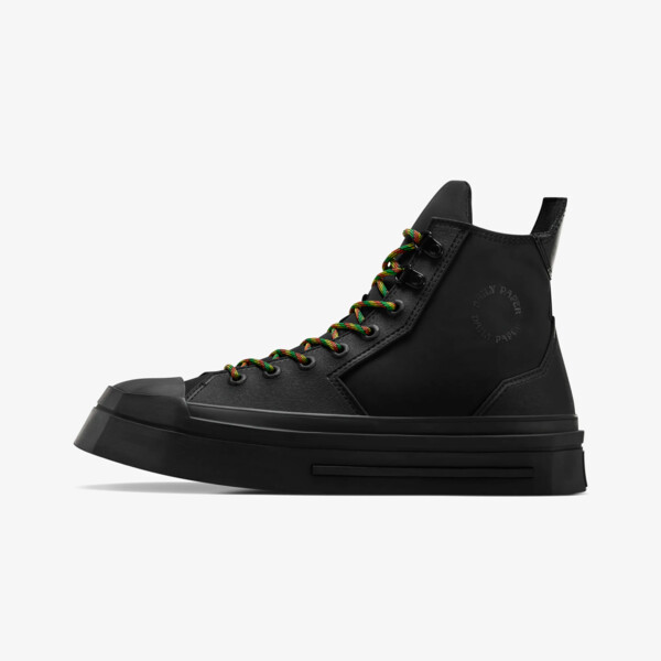 Daily Paper x Converse Chuck High 70 De Luxe Squared "Black" (A12140C-001) Release Date