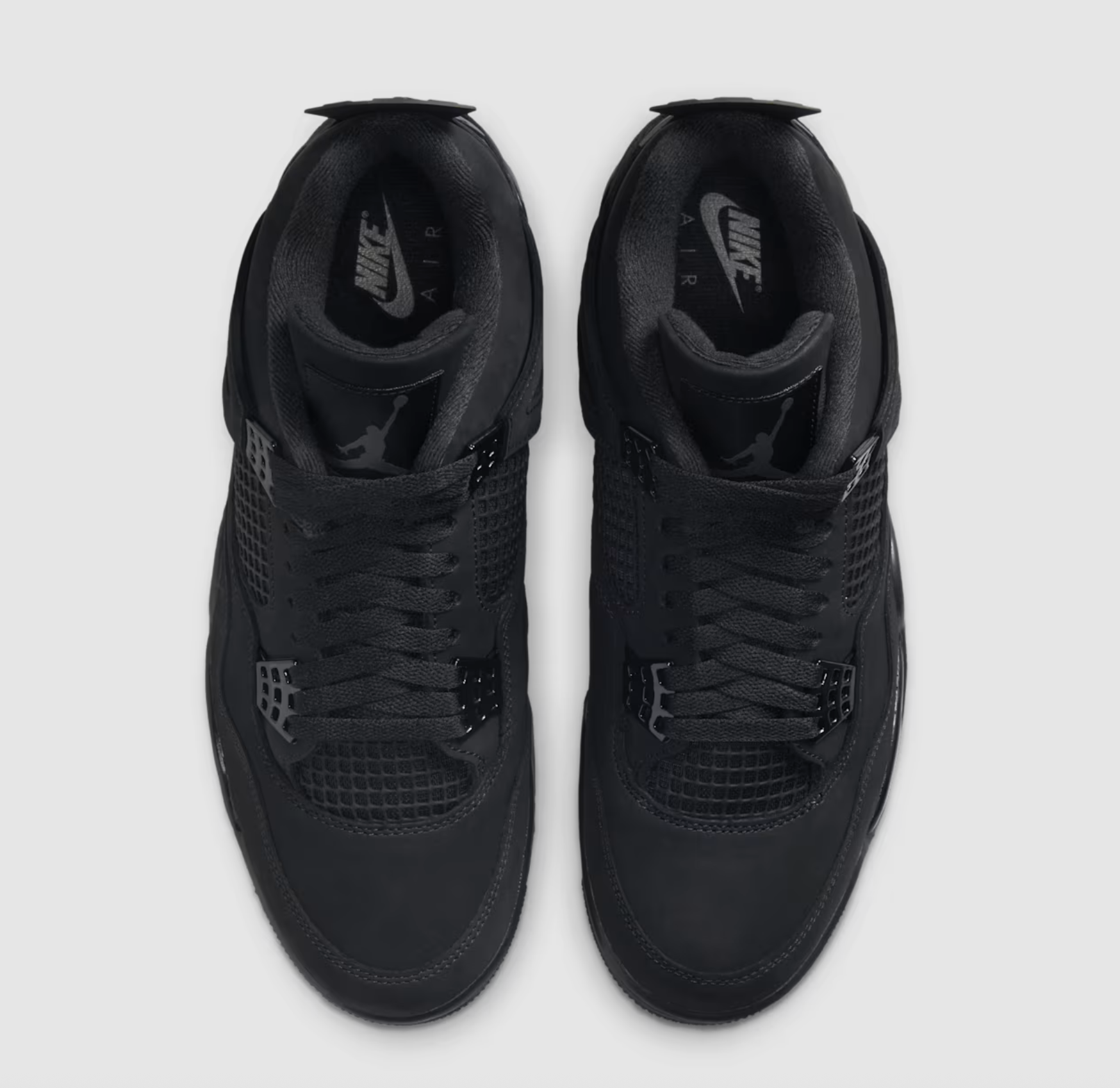 Air Jordan 4 Black Cat Air Jordan 4 Black Cat in-hand look