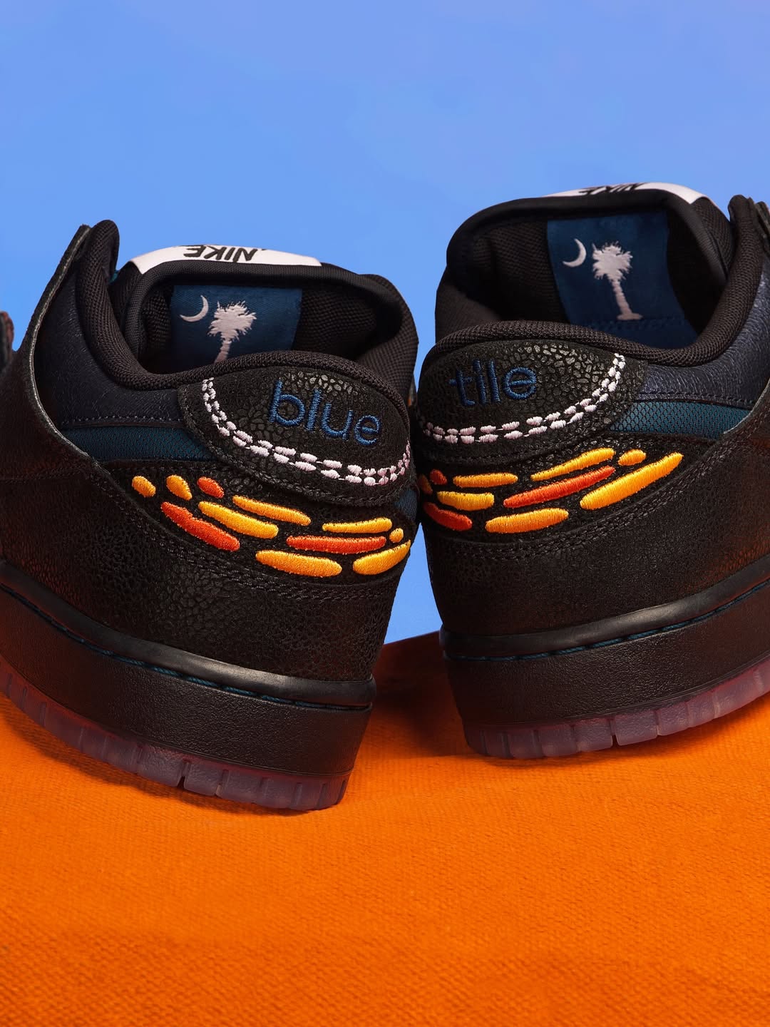 Bluetile Nike SB Dunk Low Monarch Butterfly
