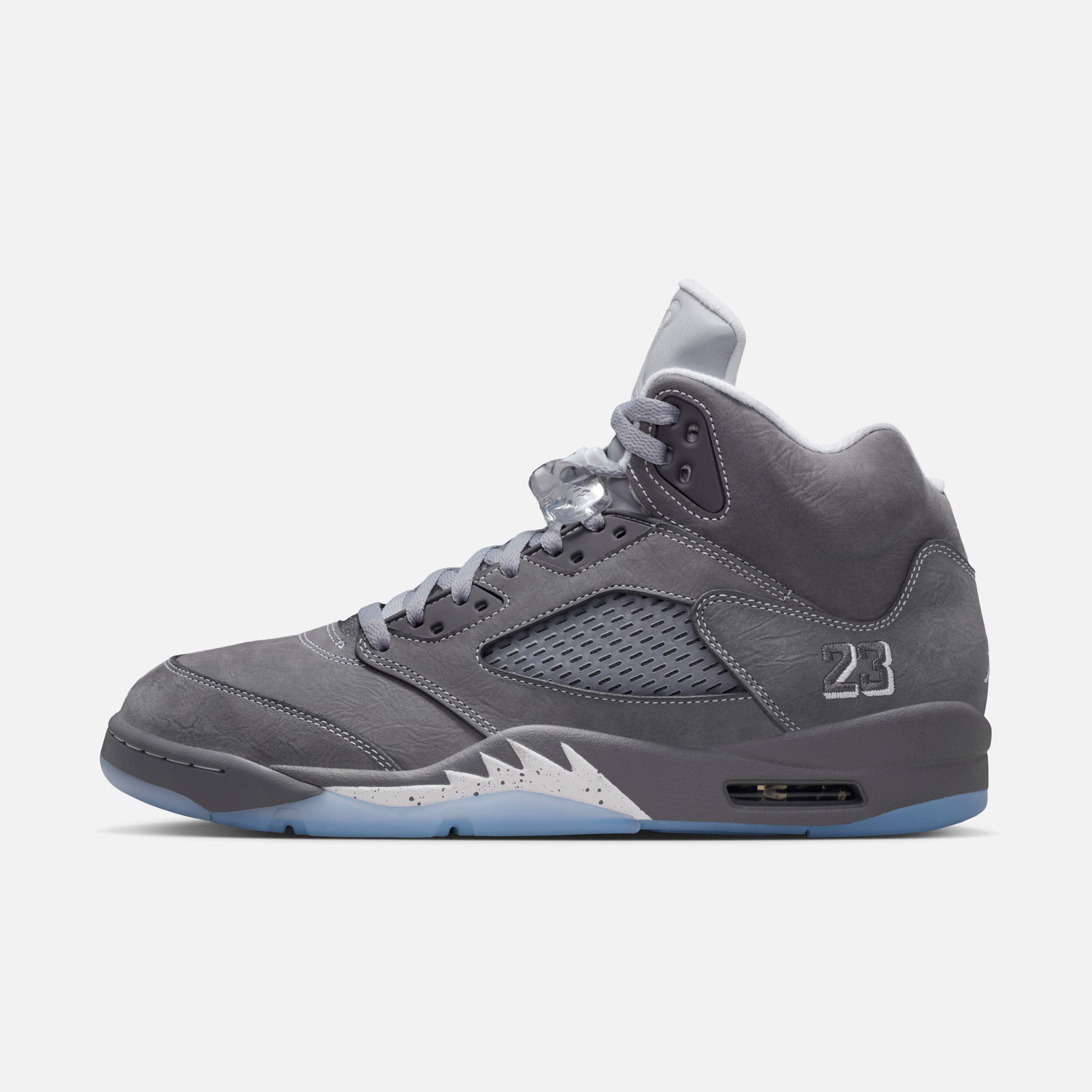 Air Jordan 5 Wolf Grey A Legendary Comeback: Air Jordan 5 “Wolf Grey” on-foot look 2