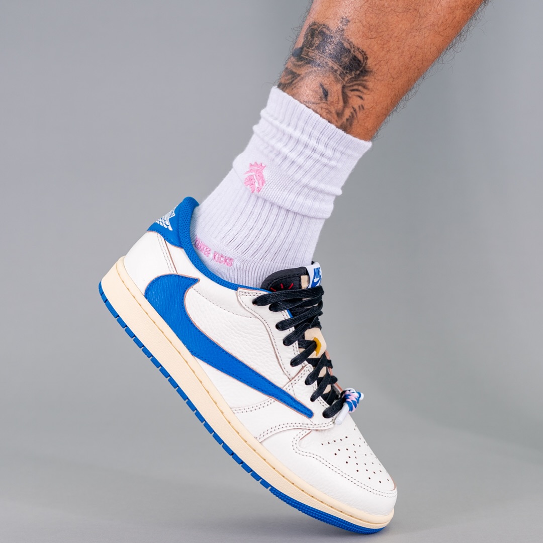 公式正規品!★JORDAN 1 X TRAVIS SCOTT X FRAGMENT RETRO LOW AIR JORDAN 1 LOW FRAGMENT X TRAVIS SCOTT SNEAKERS SIZE: UK6
