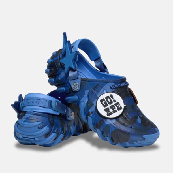 BAPE x Crocs Echo RO Clog "Blue Camo" (213140-4SN) Release Date