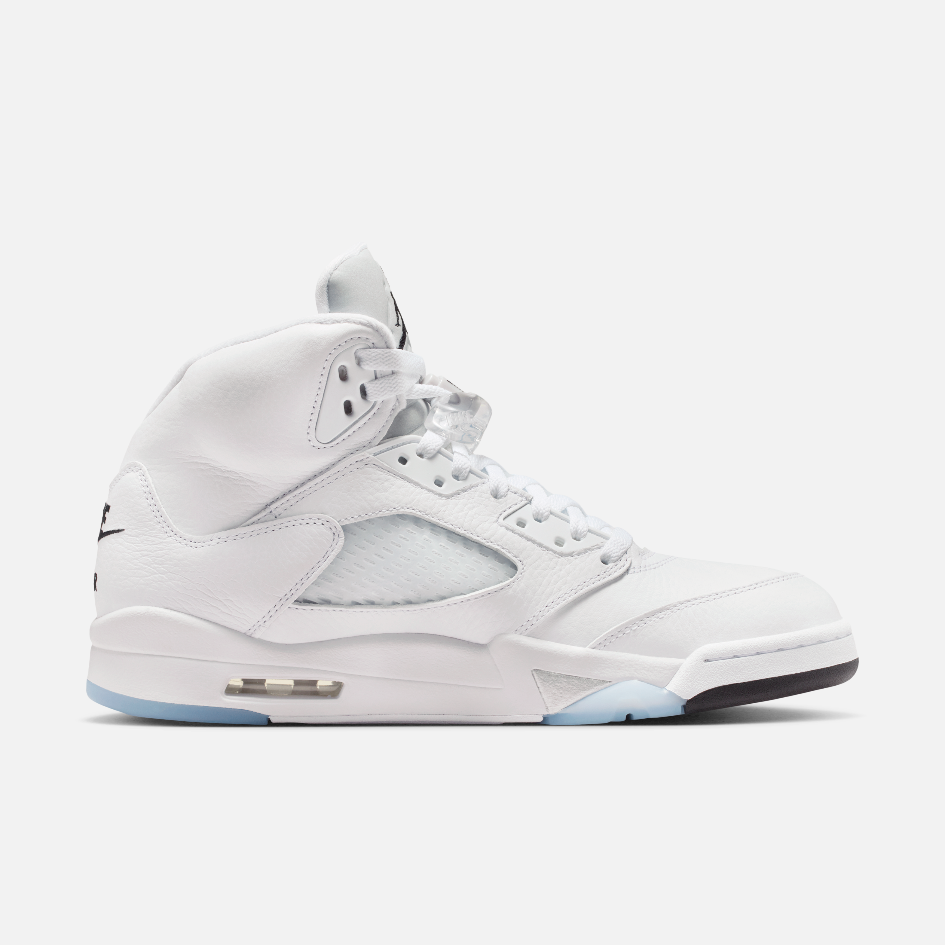 Air Jordan 5 White Metallic official look