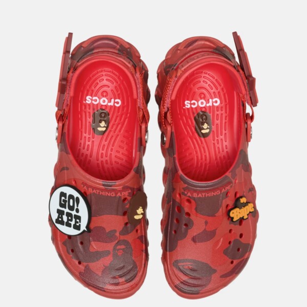 BAPE x Crocs Echo RO Clog "Red Camo" (213140-8C1) Release Date
