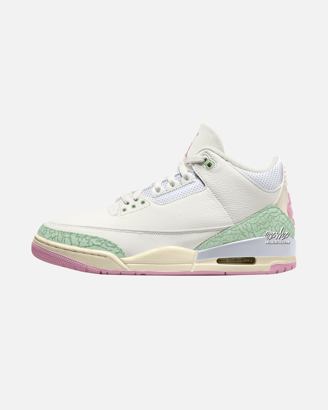 Air Jordan 3 Spring Is in the Air Side View